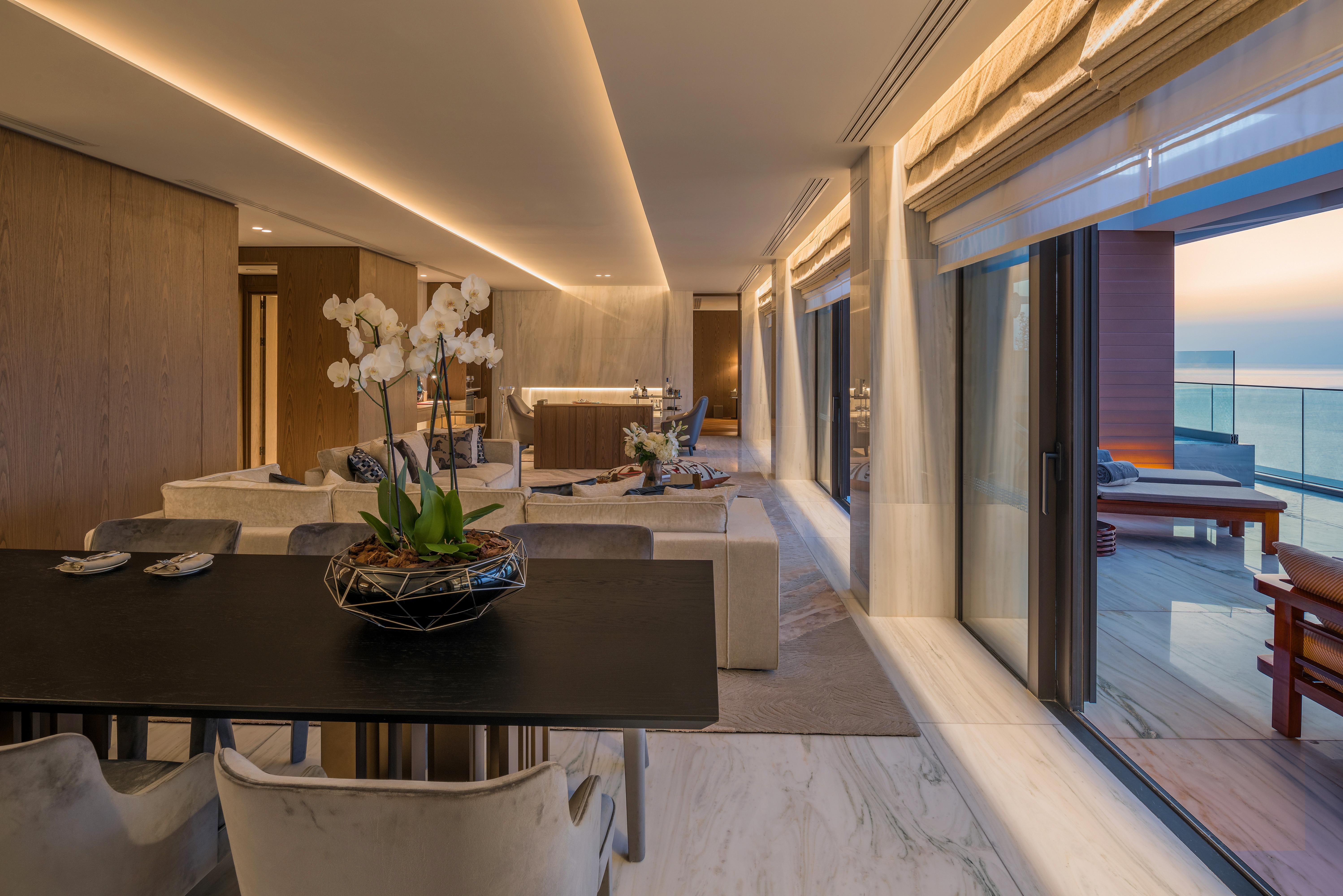 Amara - Sea Your Only View™ ليماسول المظهر الخارجي الصورة The interior of a Sky Villa