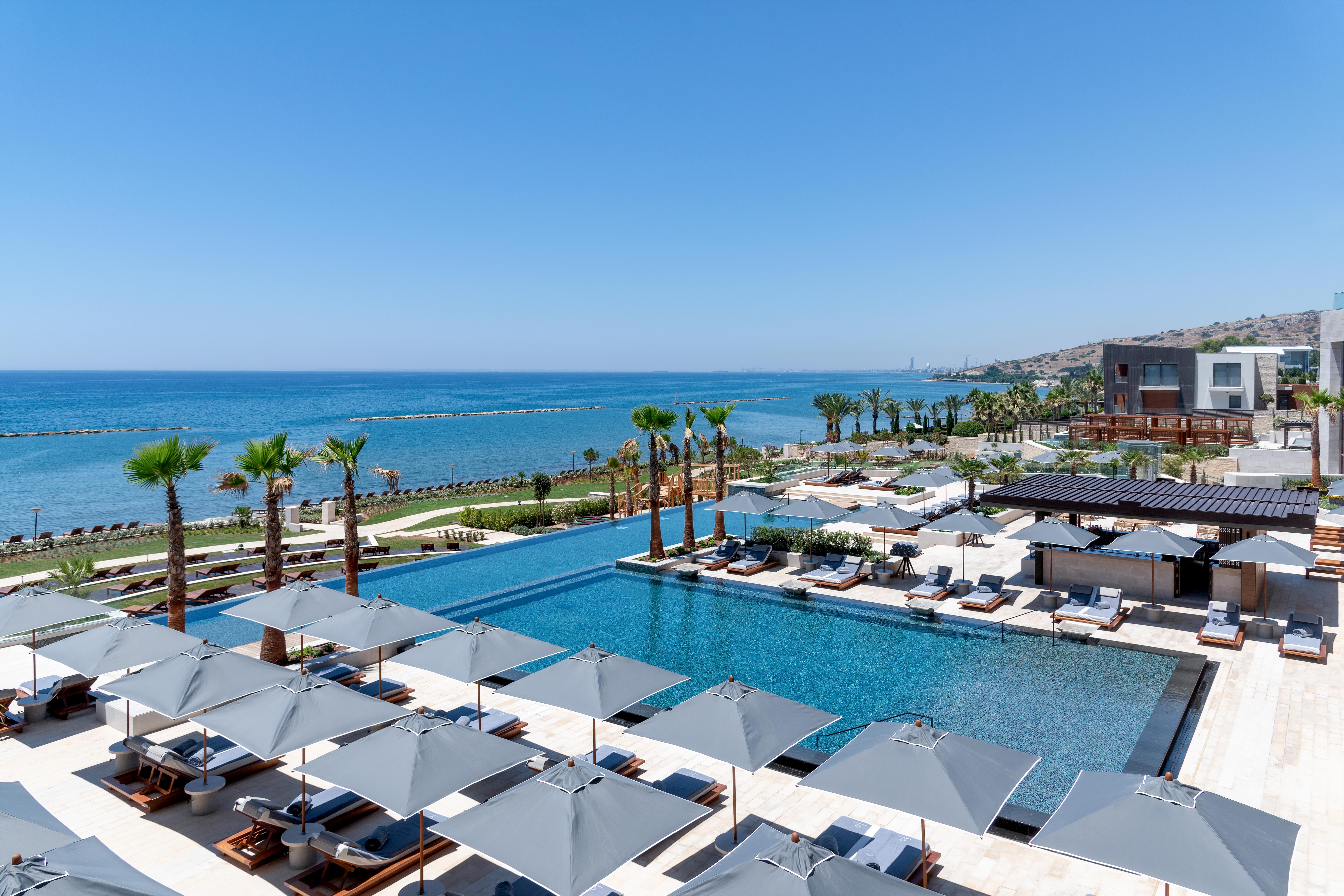 Amara - Sea Your Only View™ ليماسول المظهر الخارجي الصورة The resort's main pool