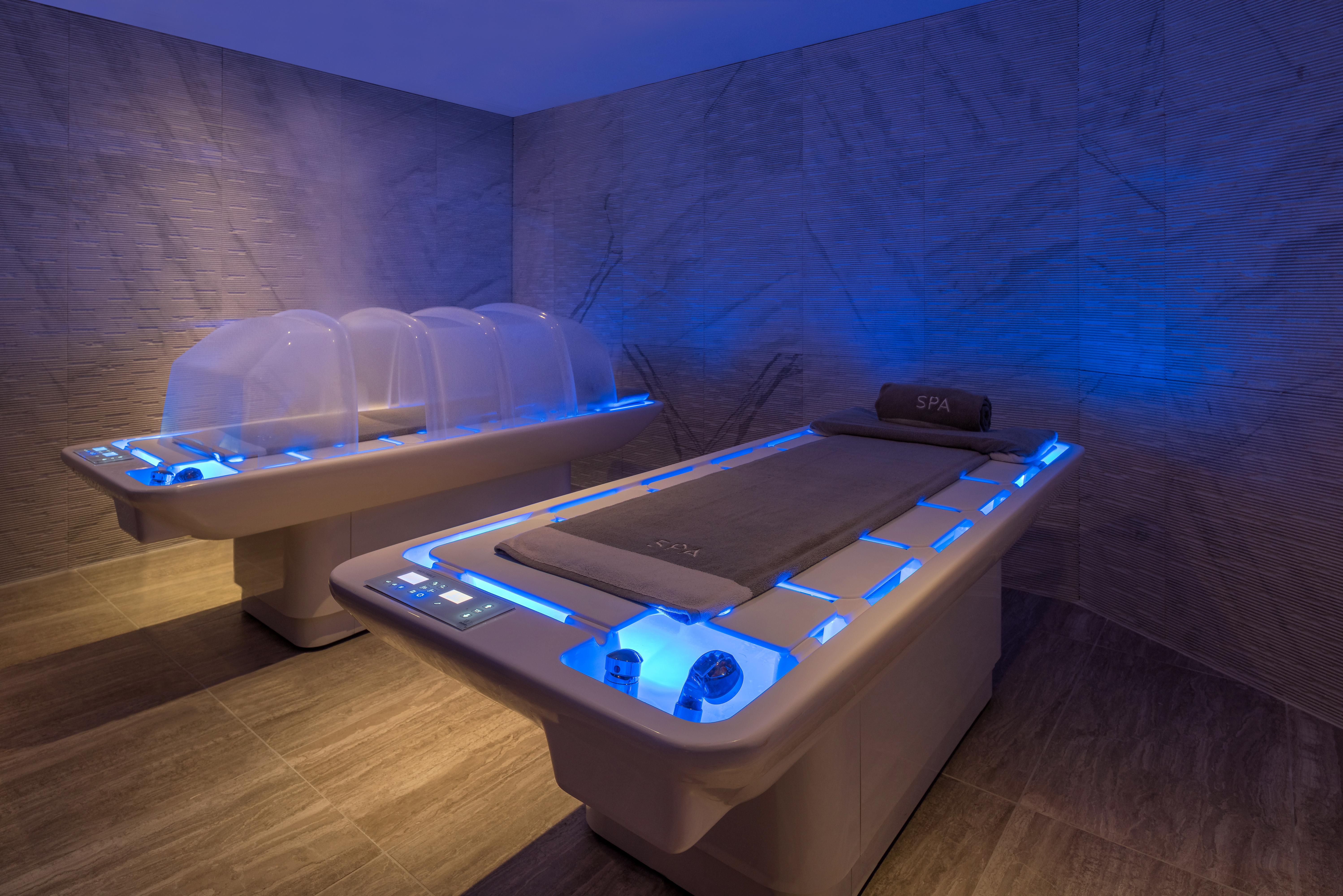 Amara - Sea Your Only View™ ليماسول المظهر الخارجي الصورة A spa treatment room at the Four Seasons Hotel, Hong Kong